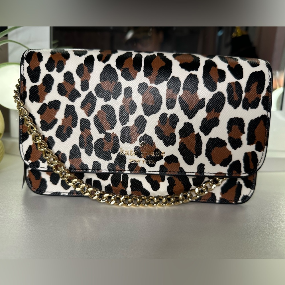 Kate Spade Leopard Print Crossbody Bag - Picture 2 of 5